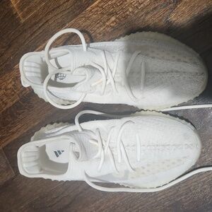 Yeezy boost adidas sneakers, 7.5 US, off white color